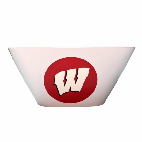NWT Boelter Brands Wisconsin Badgers Melamine Square Bowl, 4.5-quart - Picture 2 of 8